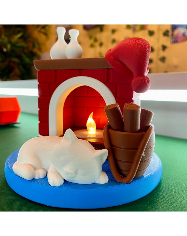 comprar gato navidad lampara
