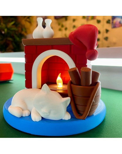 comprar gato navidad lampara