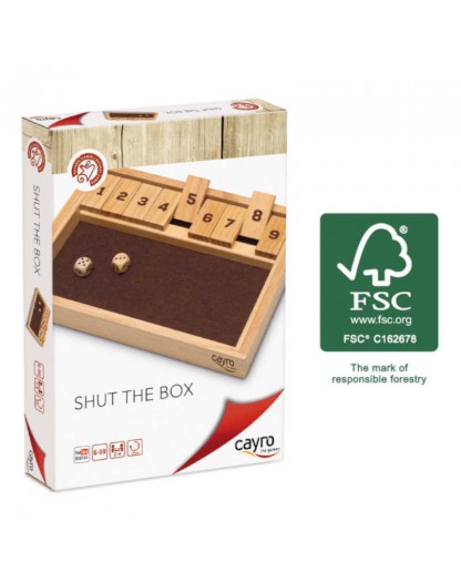 comprar shut the box juego numeros y dados