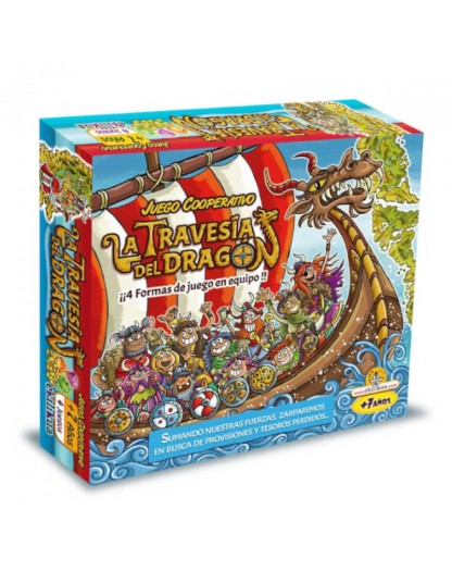 comprar la travesia del dragon juego de niños cooperativo colaborativo vikingos