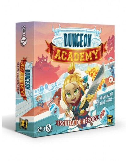 comprar dungeon academy barato juego de mazmorras roll and write