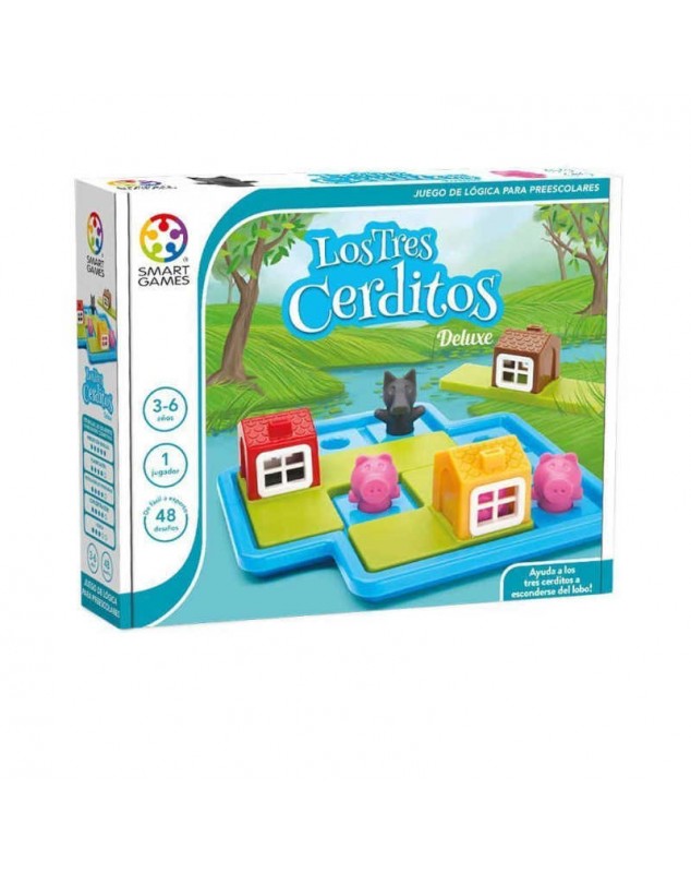juego de mesa los tres cerditos deluxe