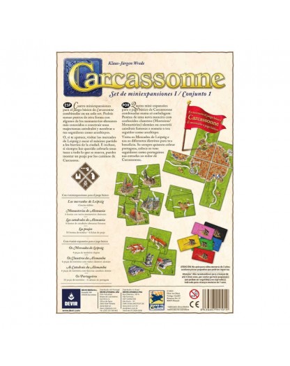 comprar carcassonne set de miniexpansiones
