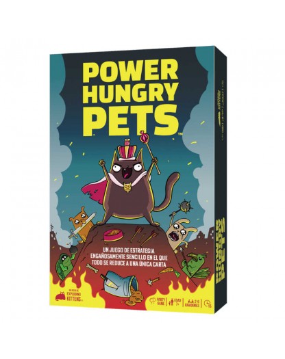 comprar juego de mesa power hungry pets love letter exploding kittens