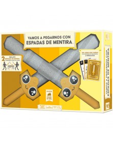 comprar juego de mesa vamos a pegarnos con espadas de mentira