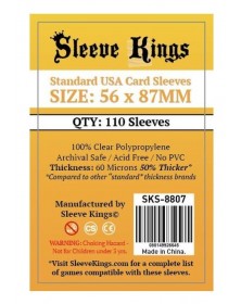 Fundas de cartas Sleeve Kings USA 56x87 (110 unidades)