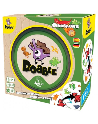 comprar dobble dinosaurios juego de mesa